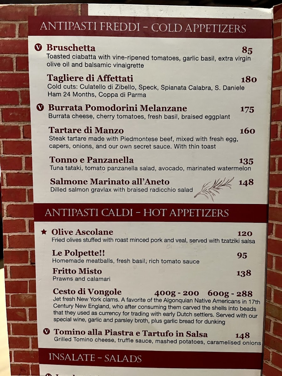 Menu - Grappa's Cellar photo 2